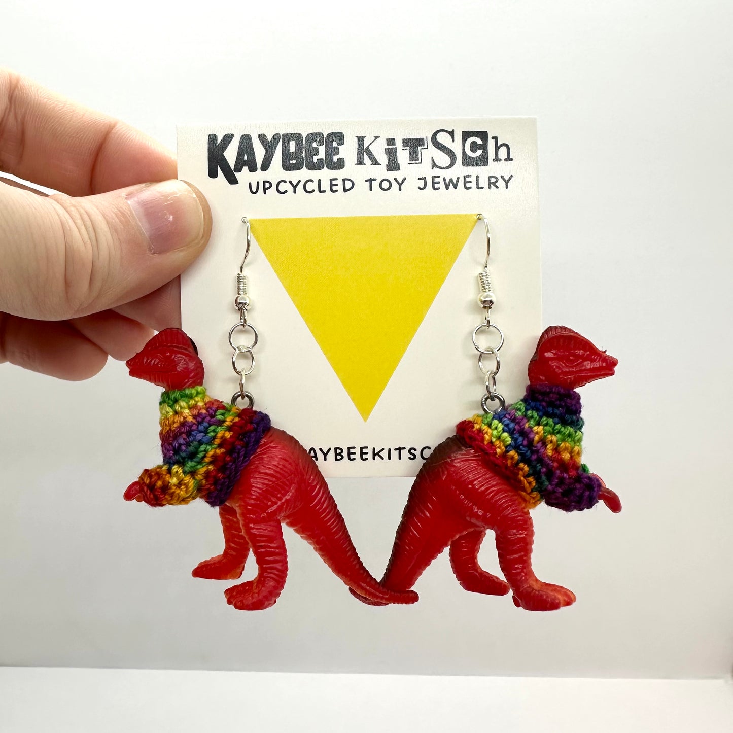 Dilophosaurus Large "Sweater Friend" Earrings