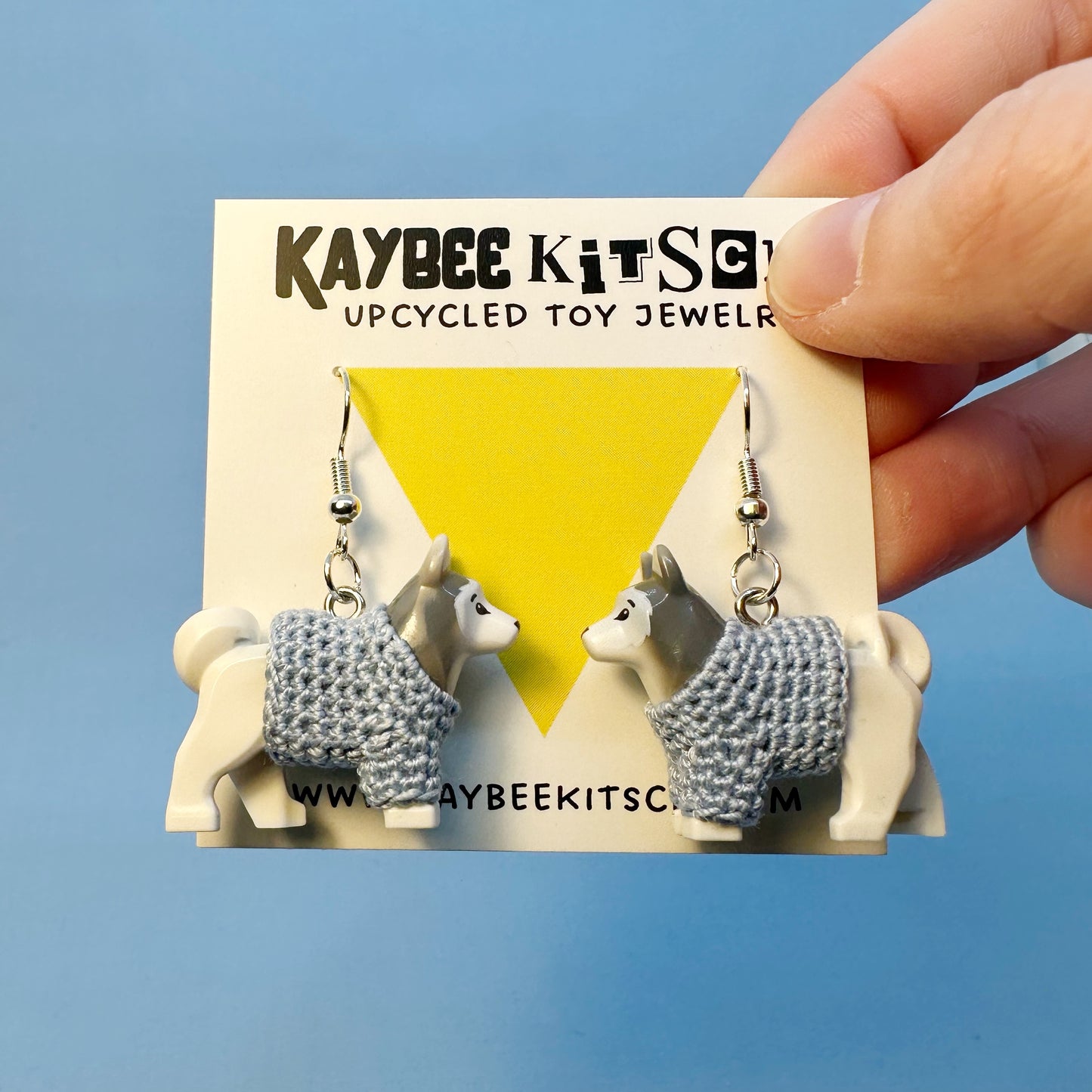 Huskies Small "Sweater Friend" Earrings