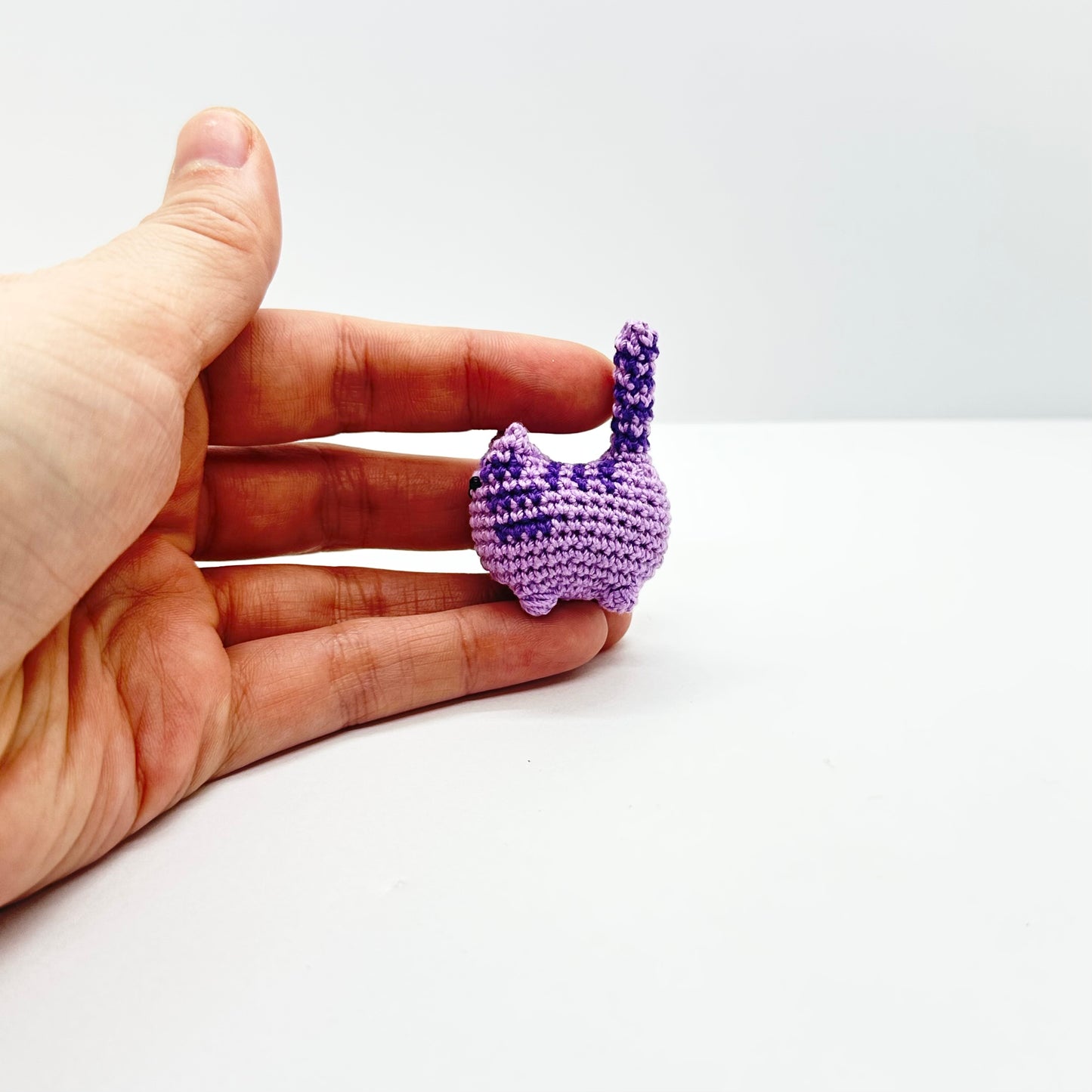 MADE TO ORDER: Itty Bitty Kitty - Purple Tabby