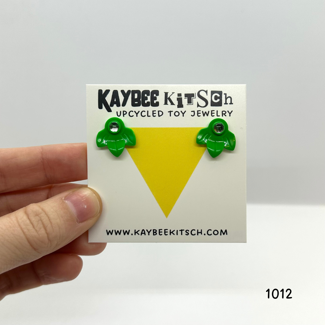 LEGO Leaf Earrings