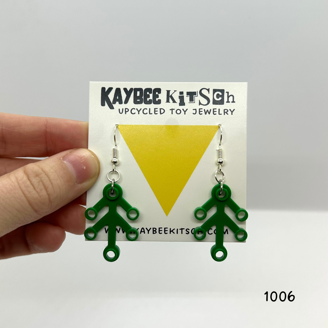 LEGO Leaf Earrings