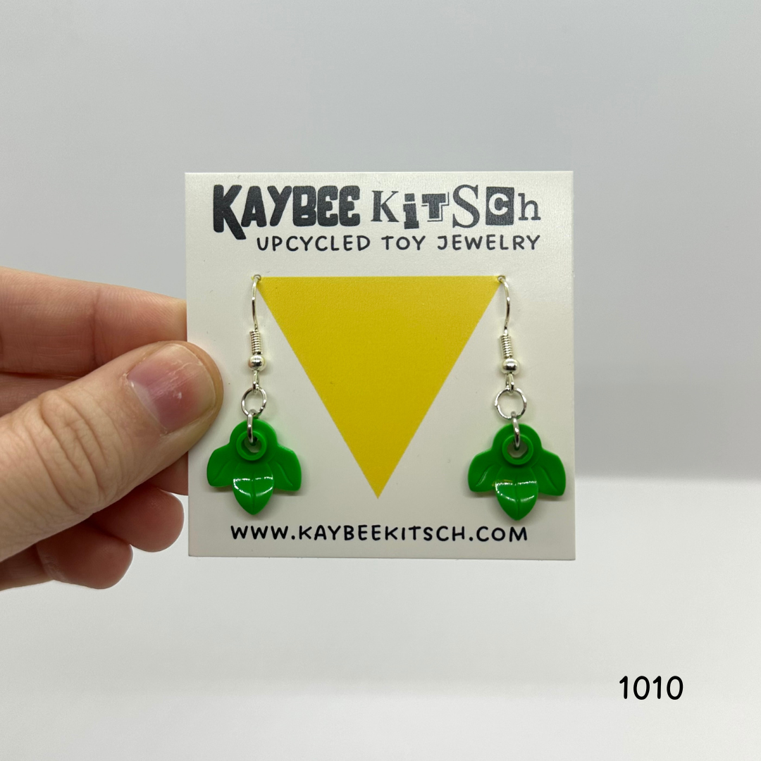 LEGO Leaf Earrings