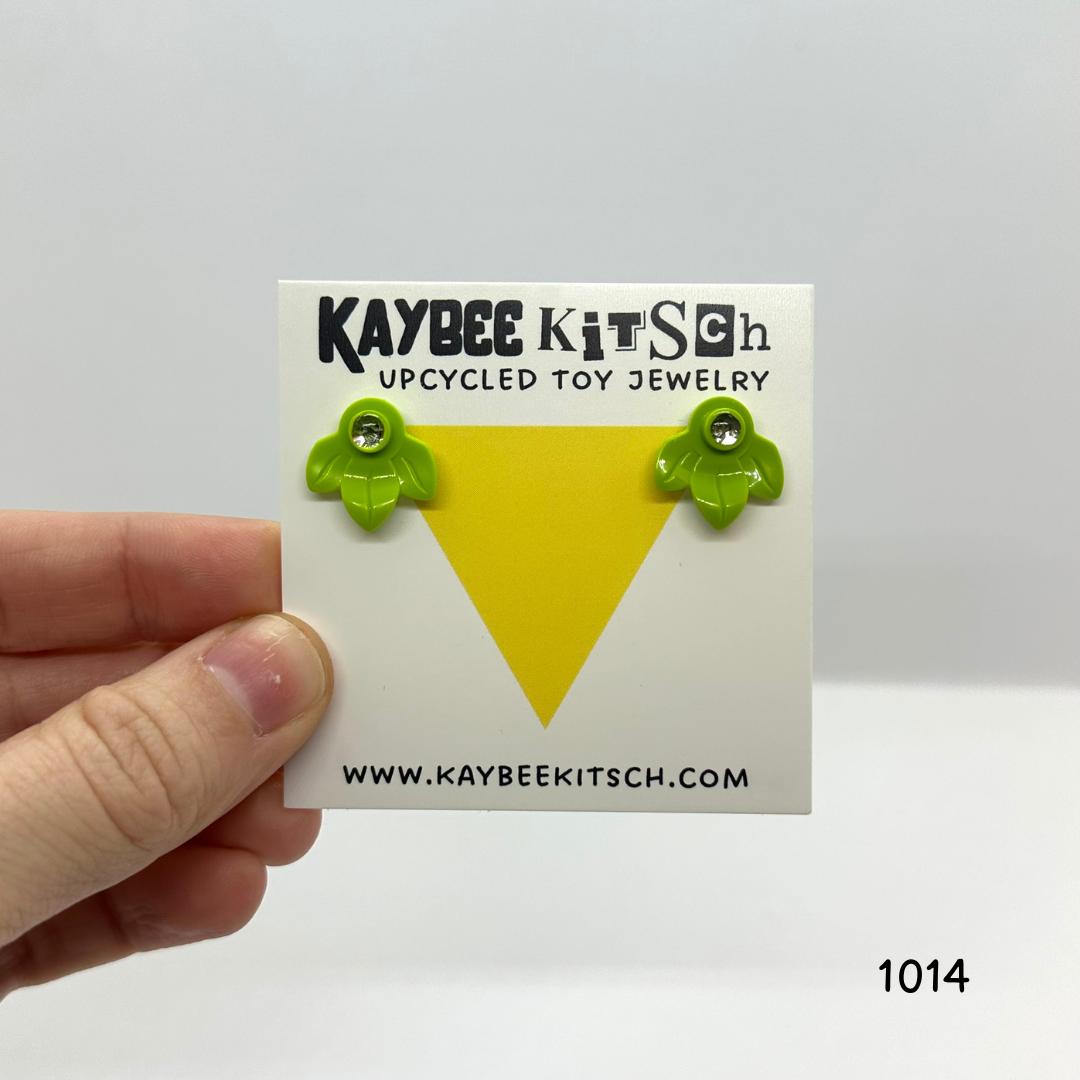 LEGO Leaf Earrings