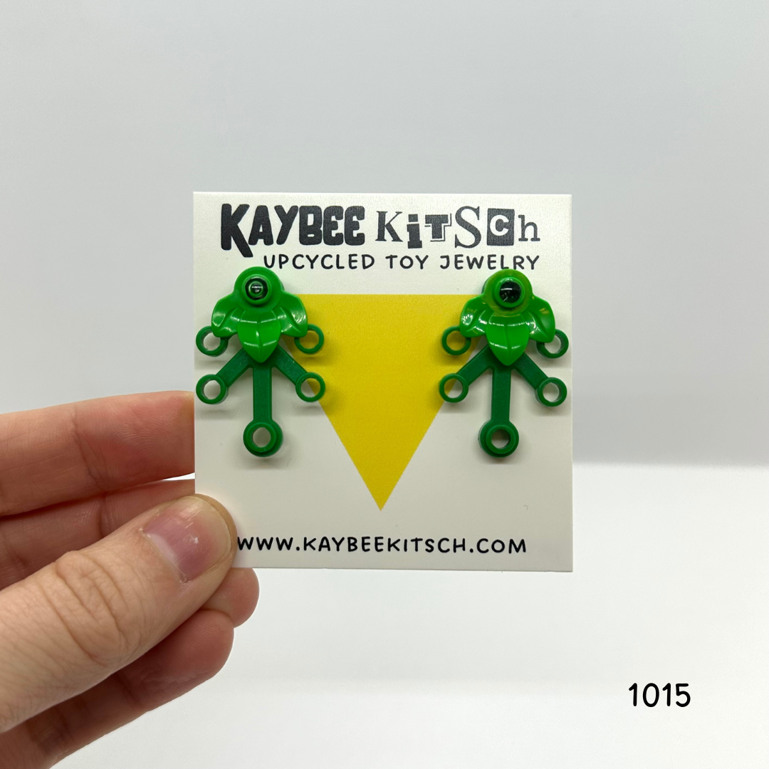 LEGO Leaf Earrings