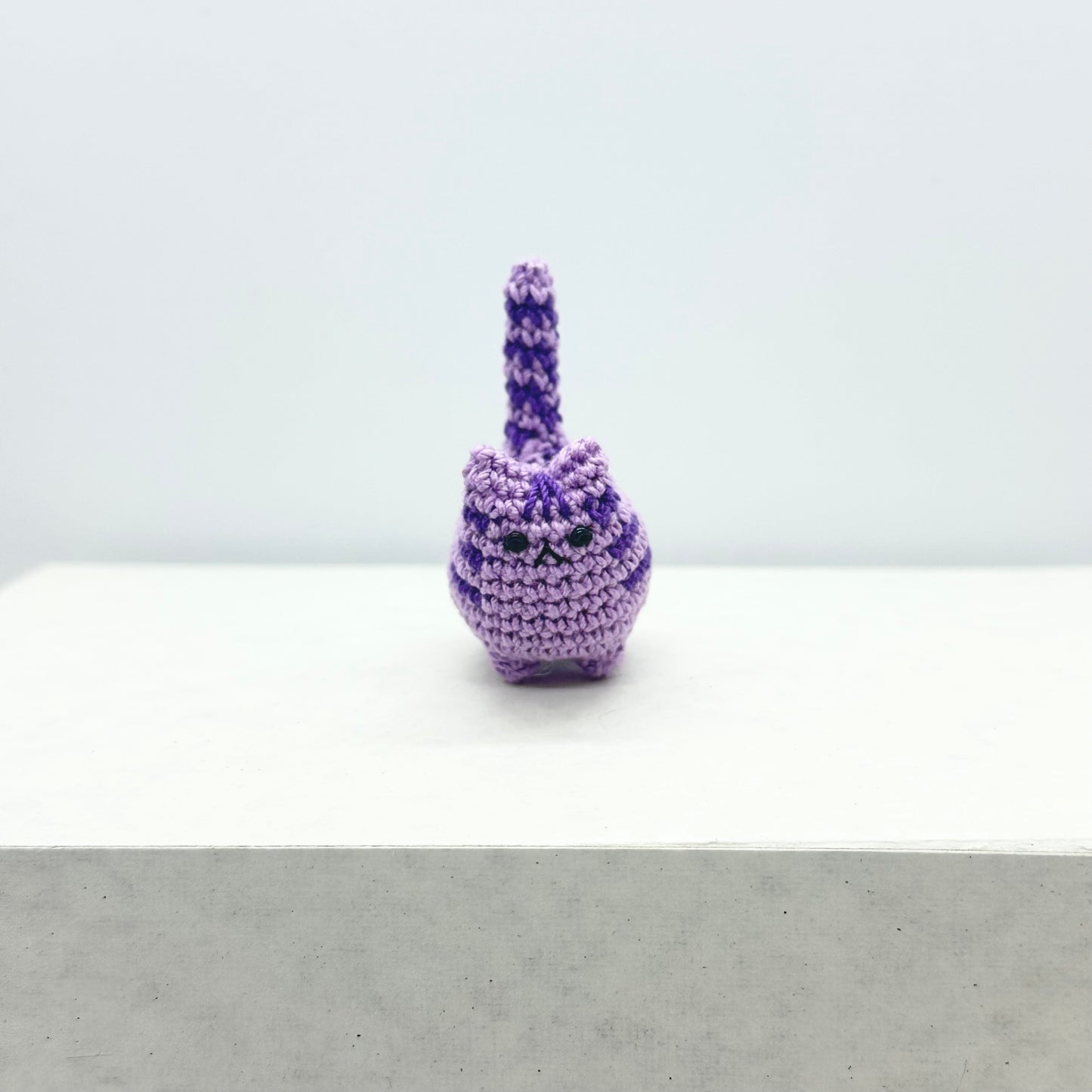 MADE TO ORDER: Itty Bitty Kitty - Purple Tabby