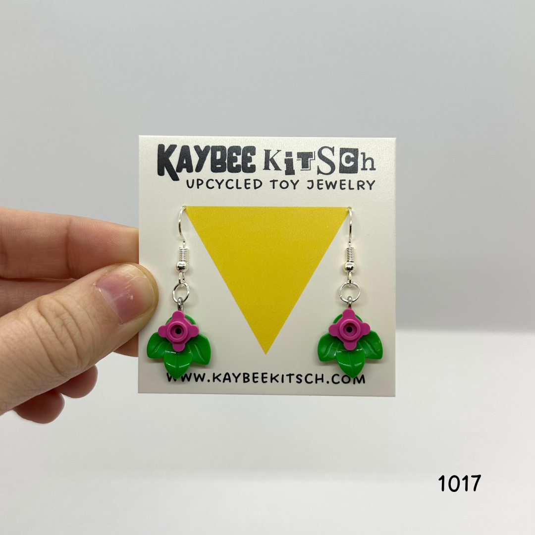 LEGO Leaf Earrings