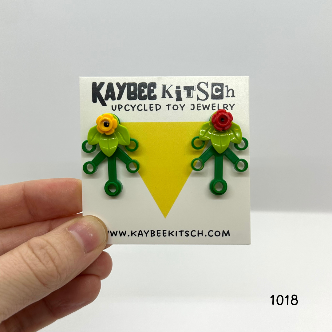 LEGO Leaf Earrings
