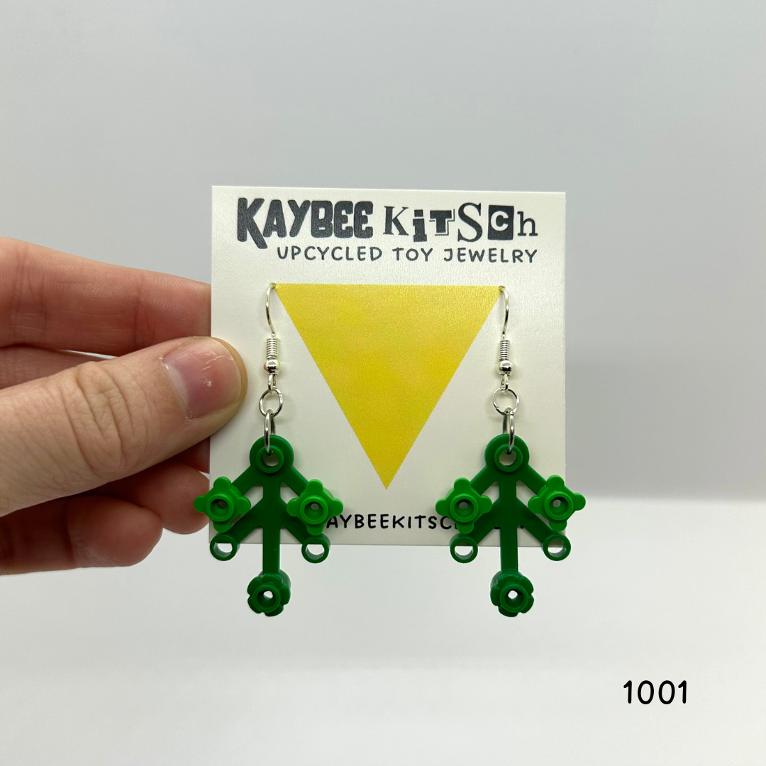 LEGO Leaf Earrings