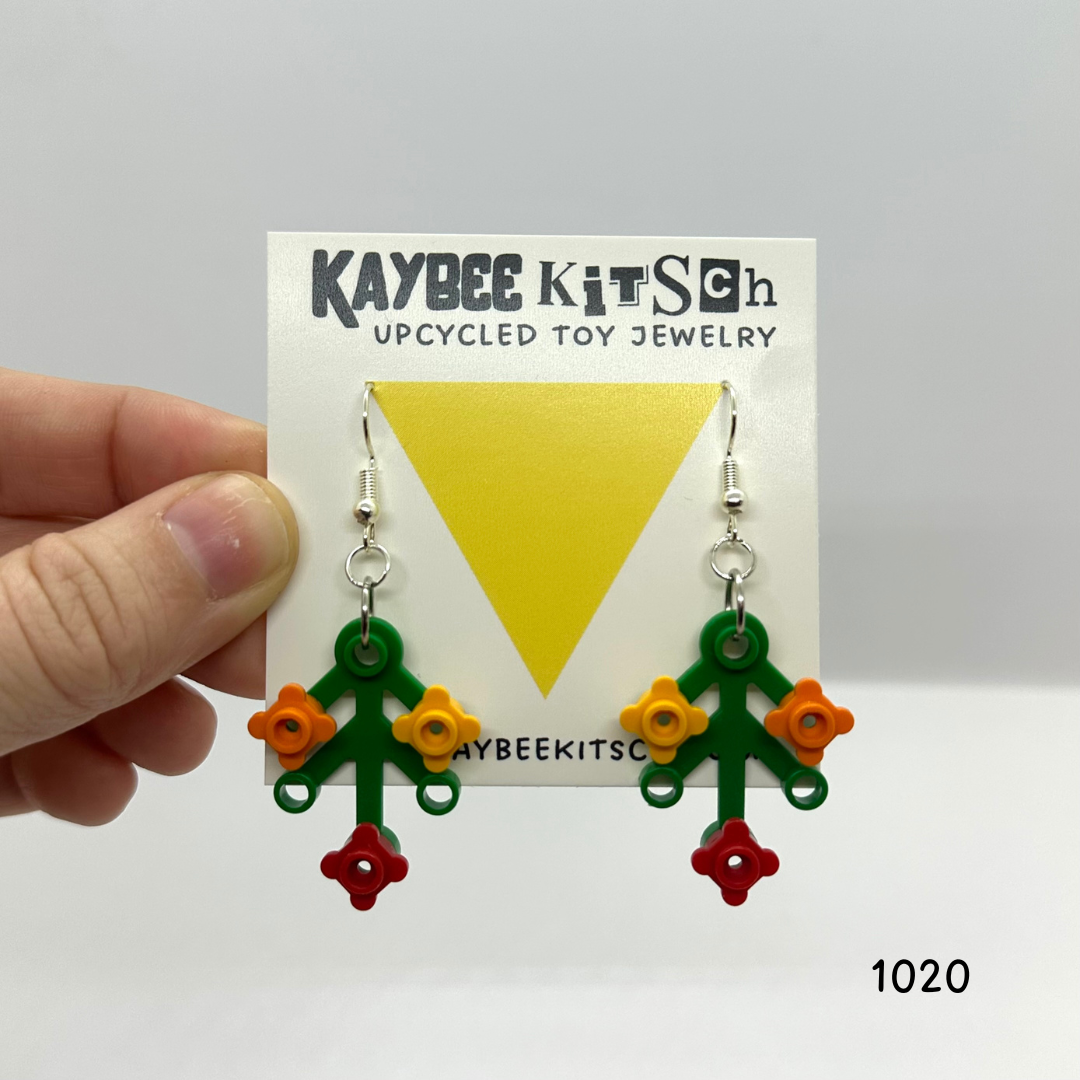 LEGO Leaf Earrings