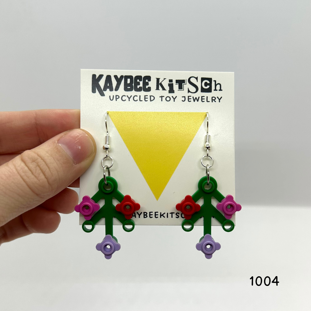LEGO Leaf Earrings