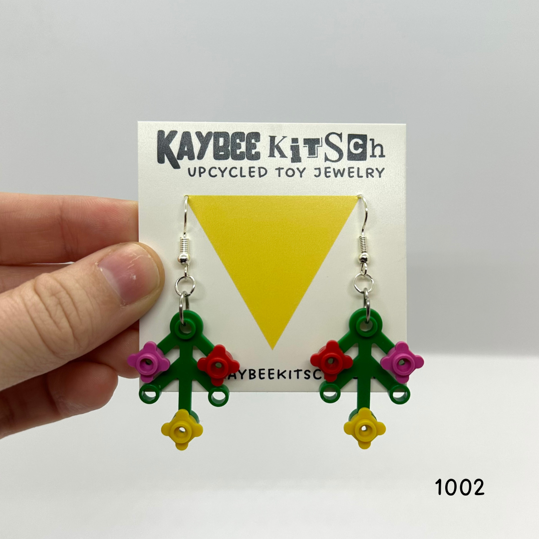 LEGO Leaf Earrings