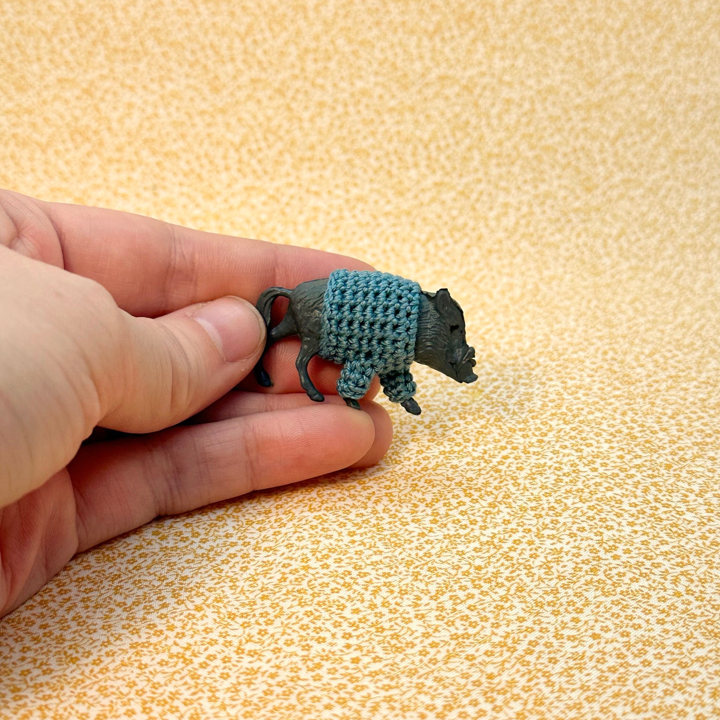 Warthog "Sweater Friend" Figurine - Big and small versions! - Buy both and get $6 off