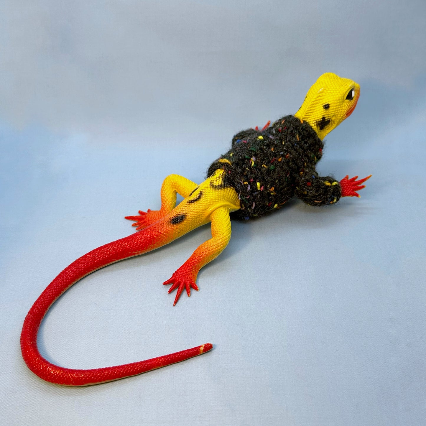 Lizard "Sweater Friend" Figurine - Big and small versions! - Buy both and get $6 off