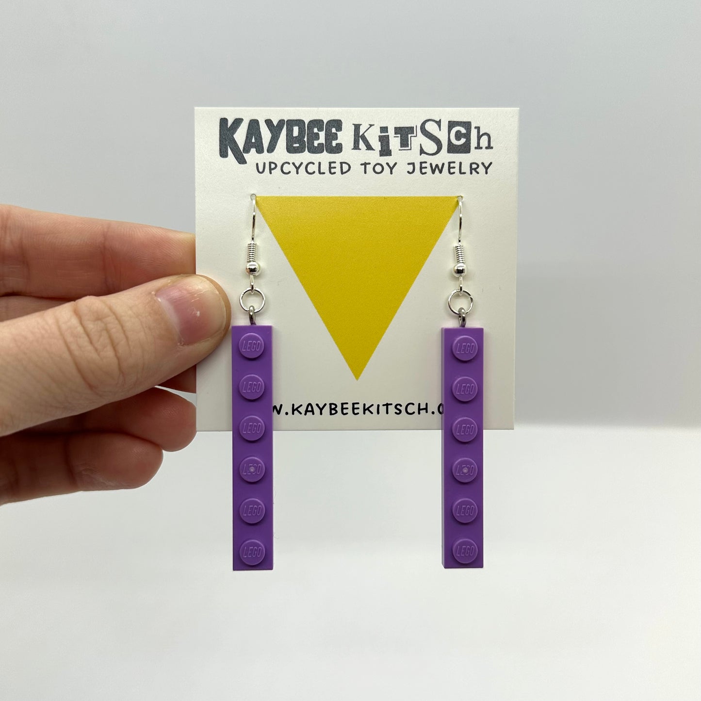 LEGO Brick Earrings - Hooks