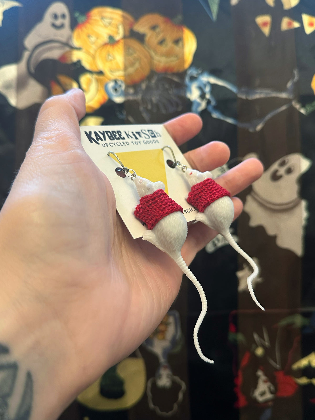 White Rat "Sweater Friend" Earrings