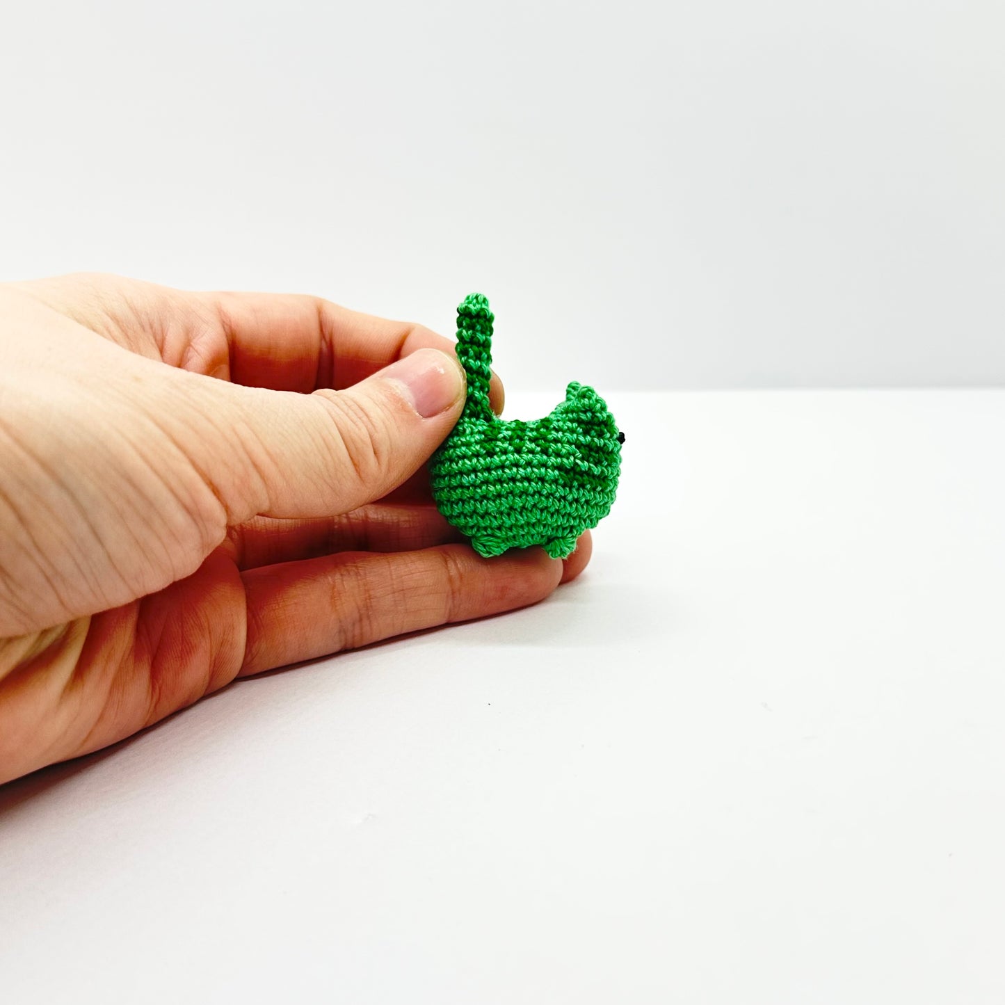 MADE TO ORDER: Itty Bitty Kitty - Green Tabby