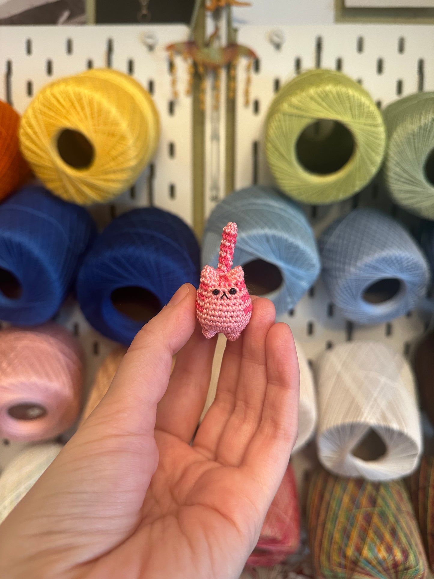 MADE TO ORDER: Itty Bitty Kitty - Pink Tabby