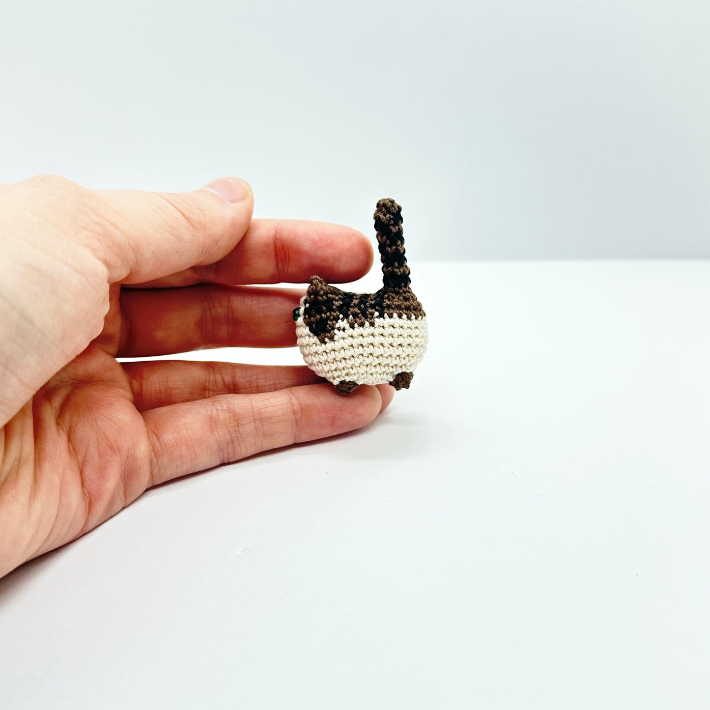 MADE TO ORDER: Itty Bitty Kitty - Brown, Black, and Tan Tabby