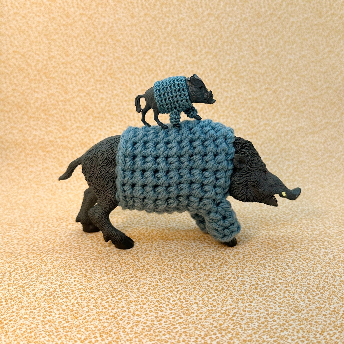 Warthog "Sweater Friend" Figurine - Big and small versions! - Buy both and get $6 off
