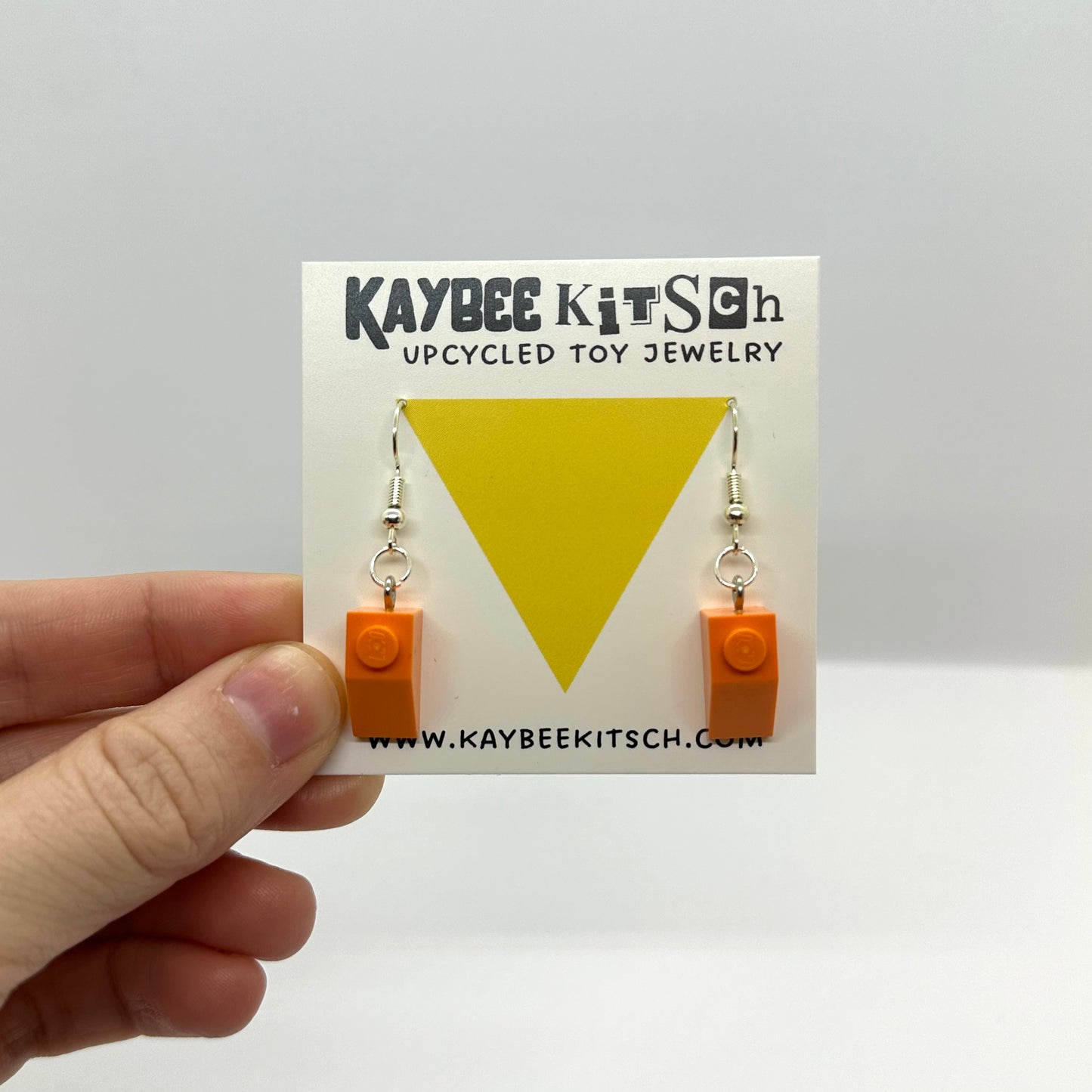 LEGO Brick Earrings - Hooks