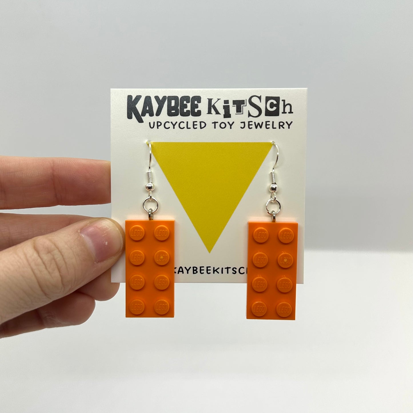 LEGO Brick Earrings - Hooks