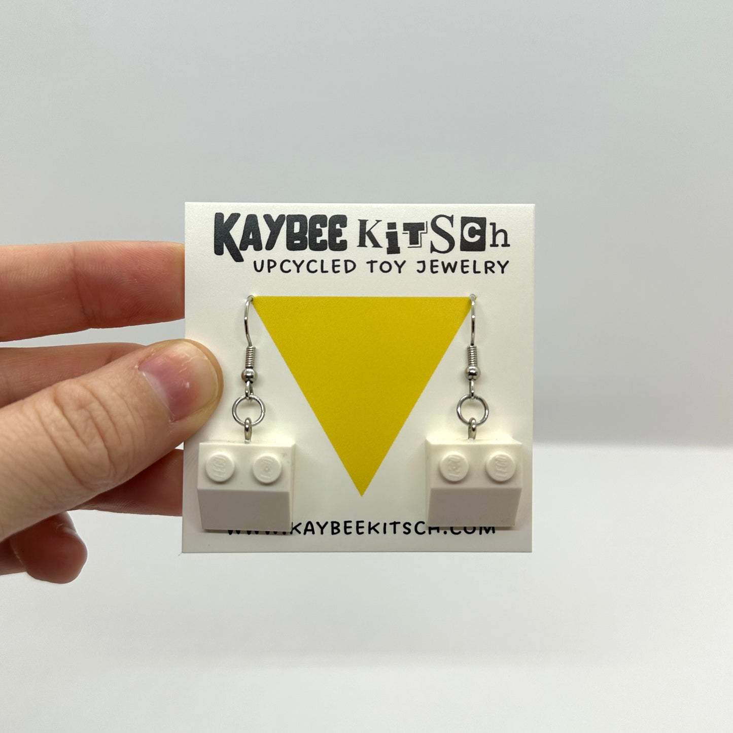 LEGO Brick Earrings - Hooks