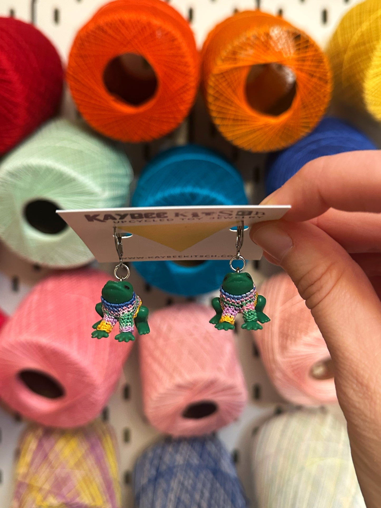 Frog "Sweater Friend" Earrings
