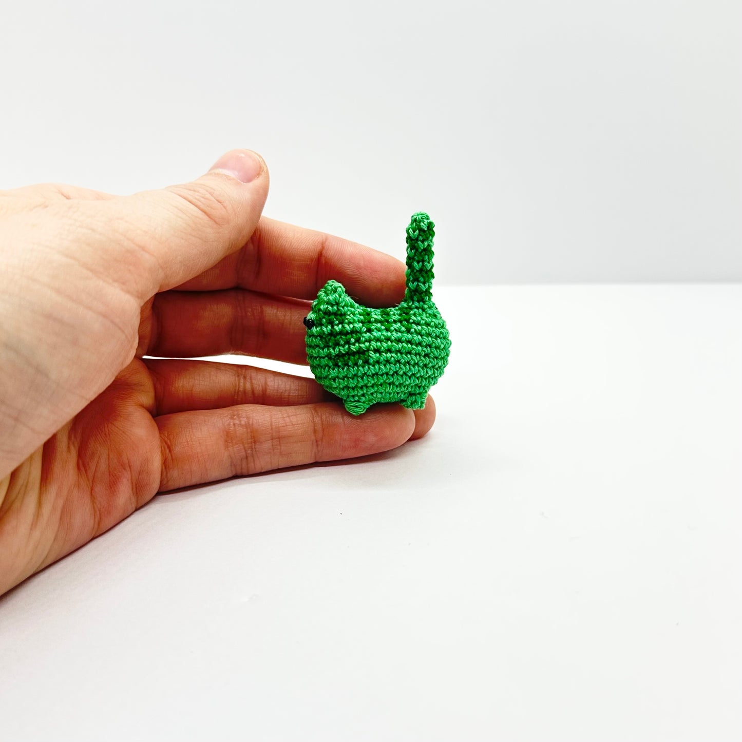 MADE TO ORDER: Itty Bitty Kitty - Green Tabby