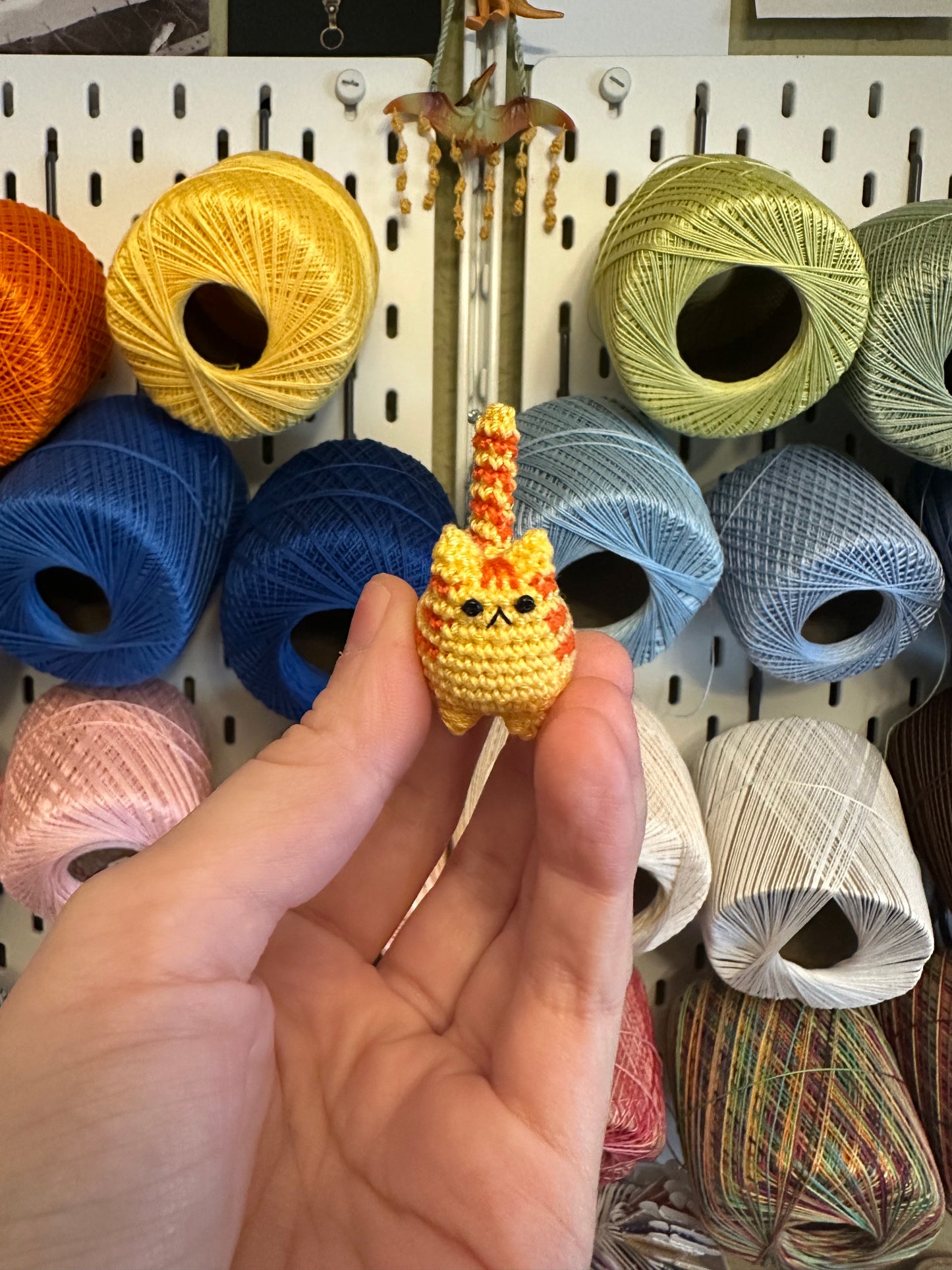 MADE TO ORDER: Itty Bitty Kitty - Yellow Tabby