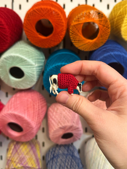 Cow "Sweater Friend" Figurine - upgrade into a magnet or key chain!