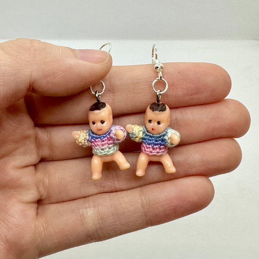 Baby "Sweater Friend" Small Earrings - Multiple options!