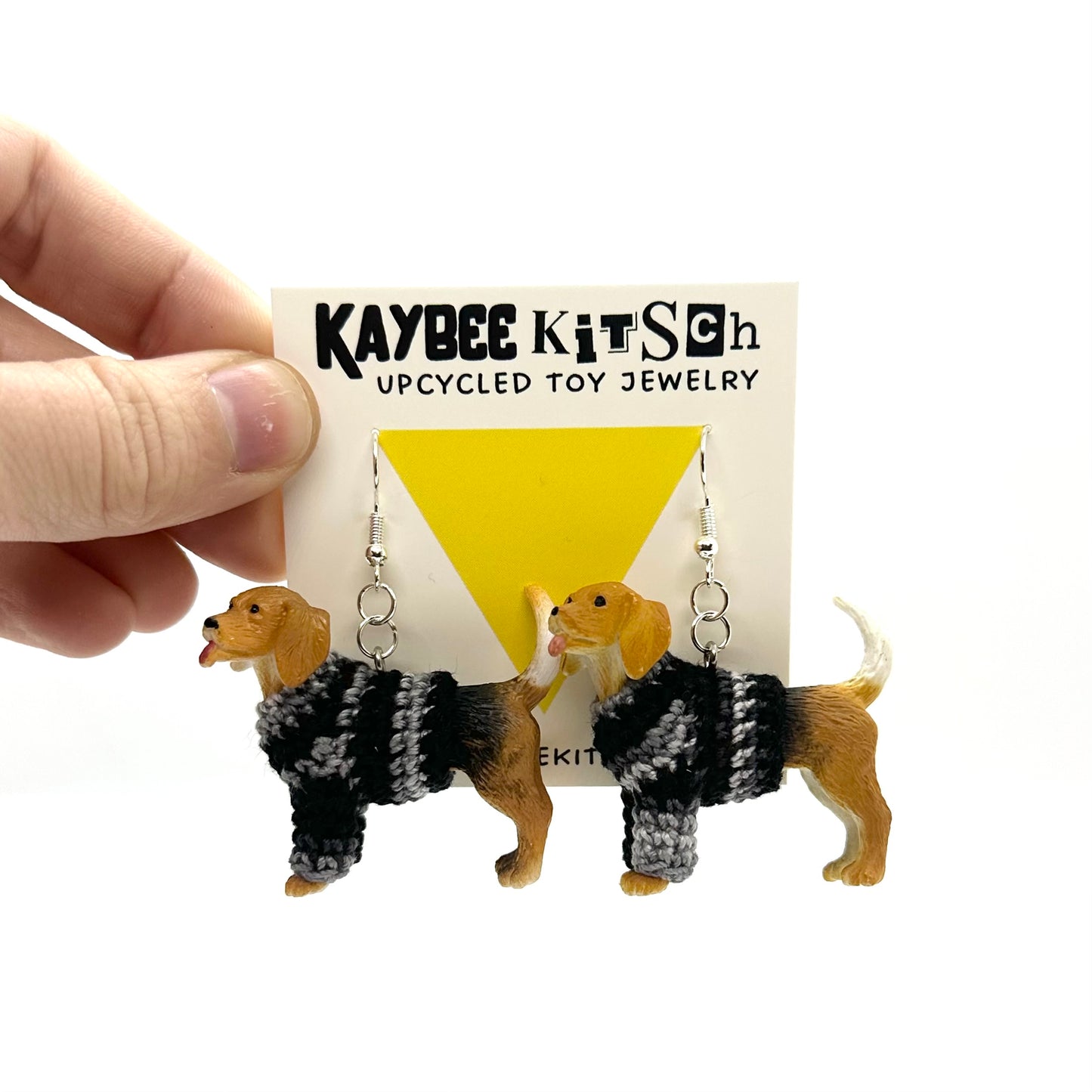 Beagle Large "Sweater Friend" Earrings