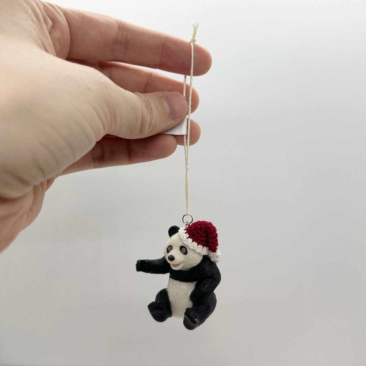 Panda in Santa Hat Ornament - Multiple Options!