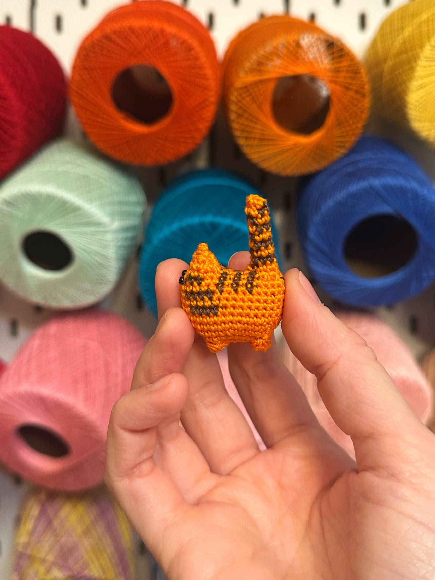 MADE TO ORDER: Orange Tabby Itty Bitty Kitty