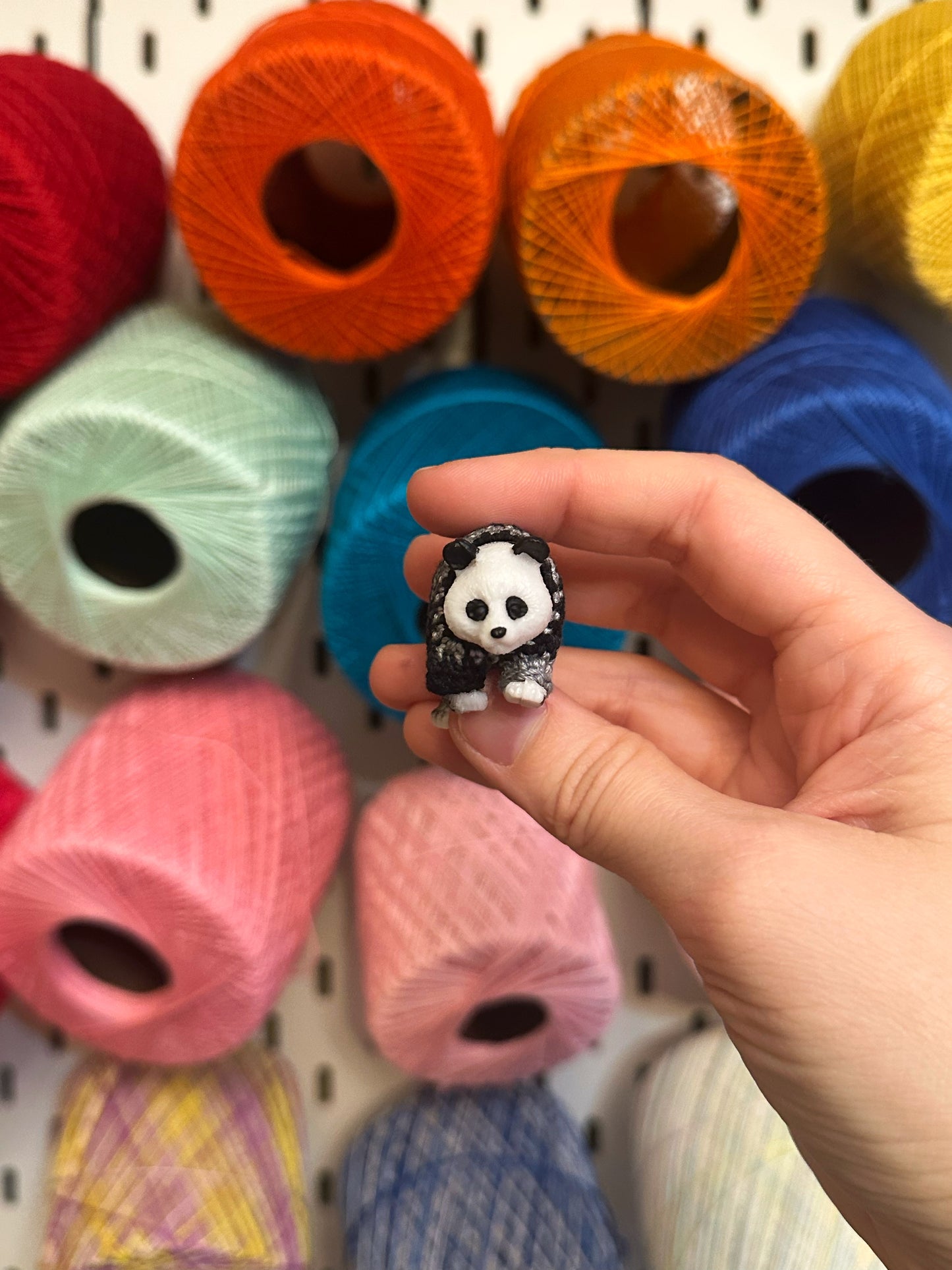 Panda "Sweater Friend" Figurine - upgrade into a magnet or key chain!