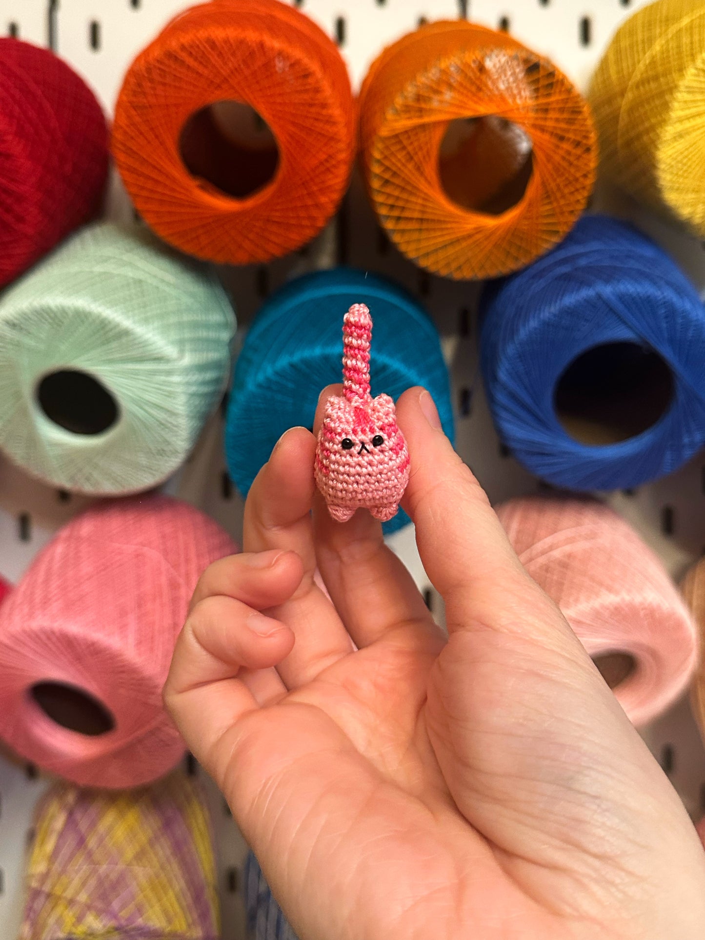 MADE TO ORDER: Pink Tabby Itty Bitty Kitty