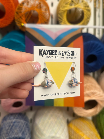 Transgender Rat "Sweater Friend" Earrings