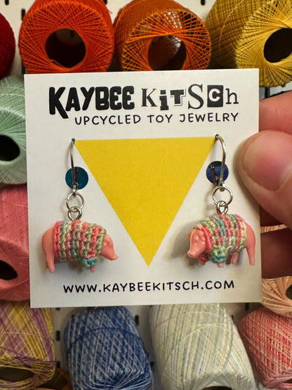 Pig "Sweater Friend" Earrings
