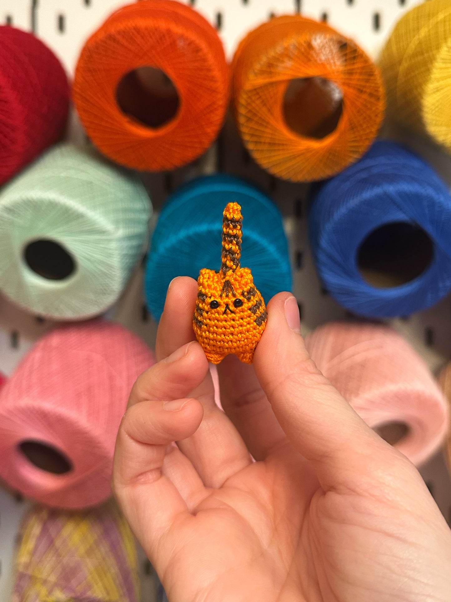 MADE TO ORDER: Orange Tabby Itty Bitty Kitty