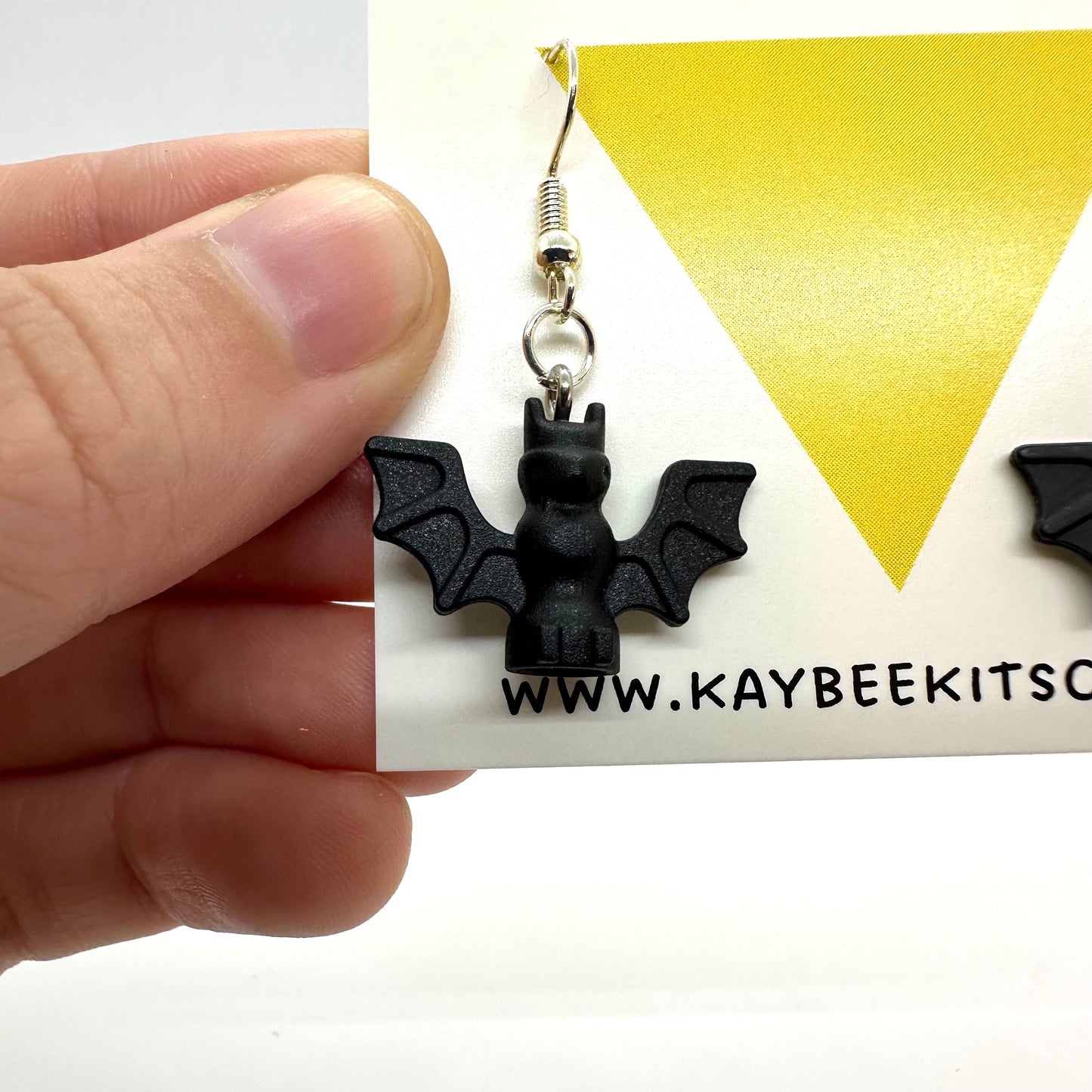 LEGO Bat Dangling Earrings - Multiple colors!