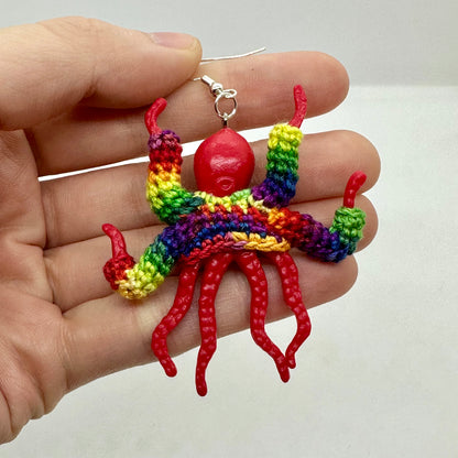 Octopus "Sweater Friend" Large Earrings