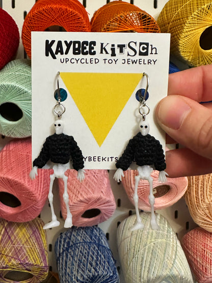 Skeleton "Sweater Friend" Earrings
