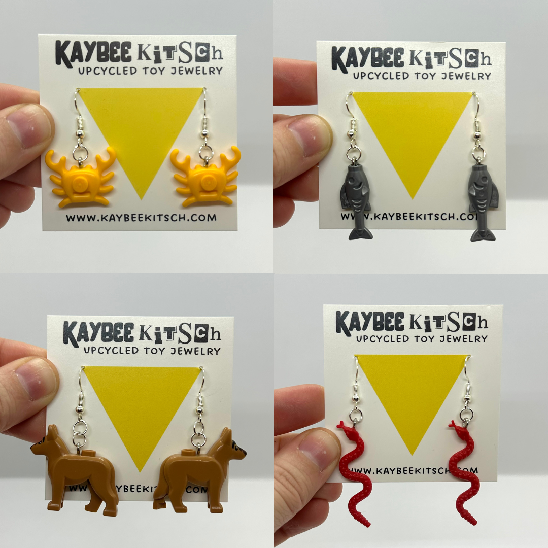 LEGO Animal Earrings