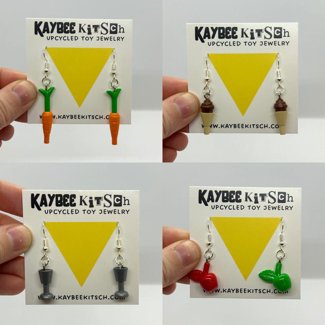 LEGO Food Earrings