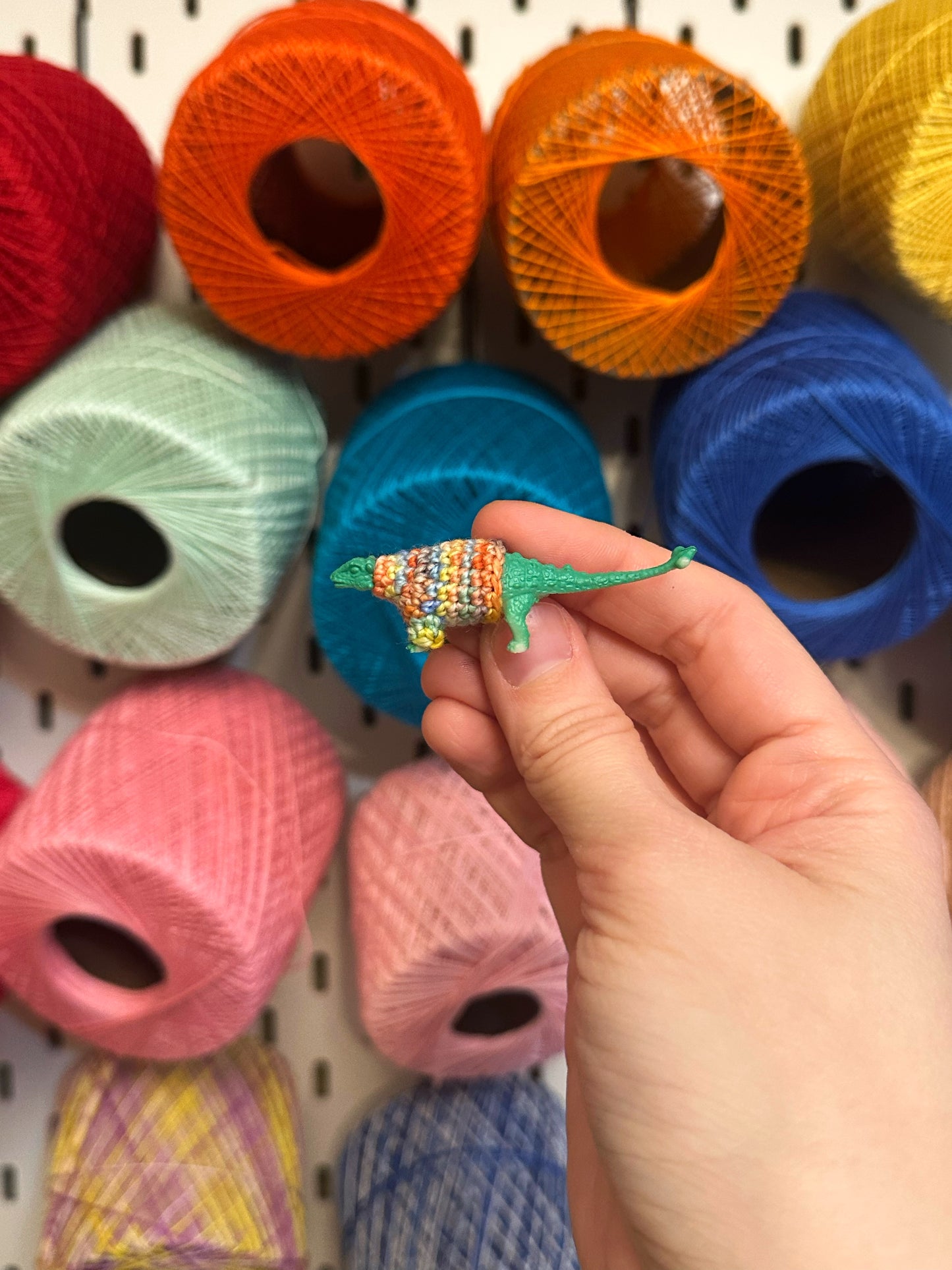 Ankylosaurus "Sweater Friend" Figurine - upgrade into a magnet or key chain!