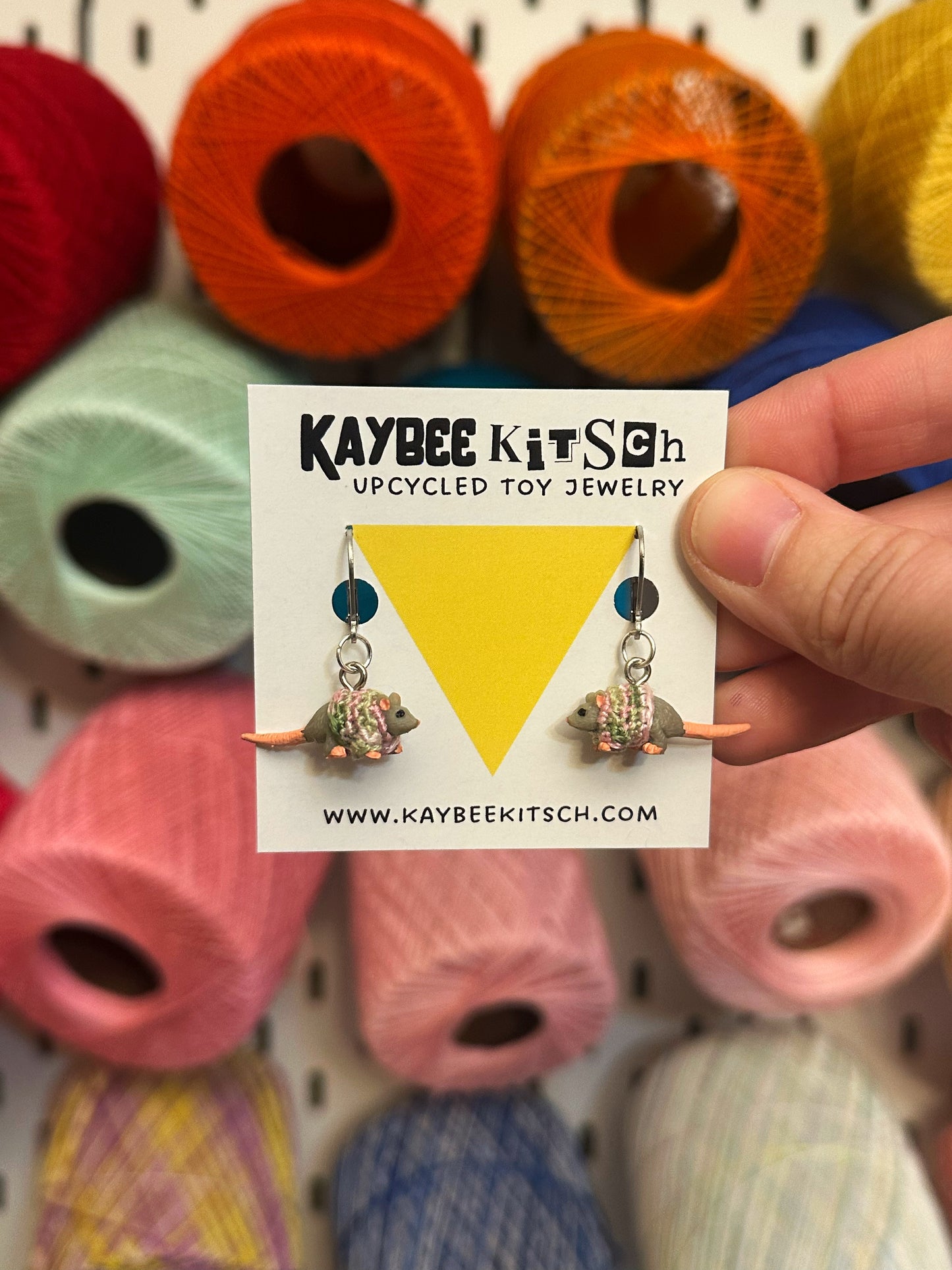 Rat "Sweater Friend" Earrings