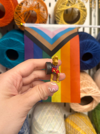 Pride T-Rex "Sweater Friend” Magnet