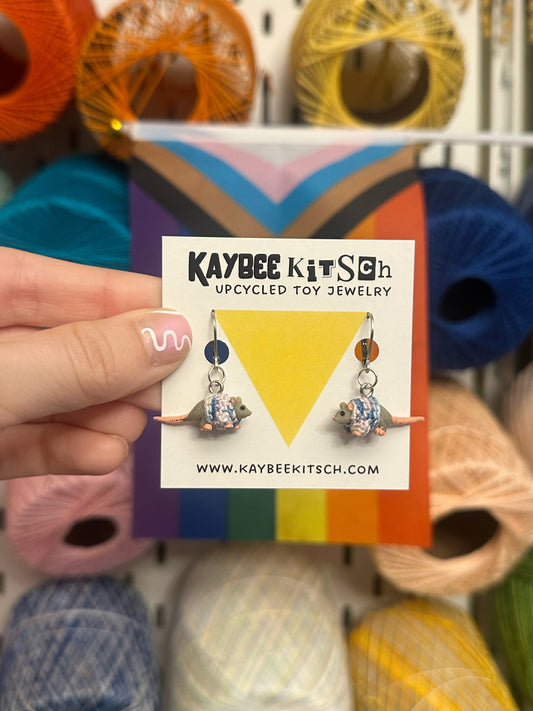 Transgender Rat "Sweater Friend" Earrings