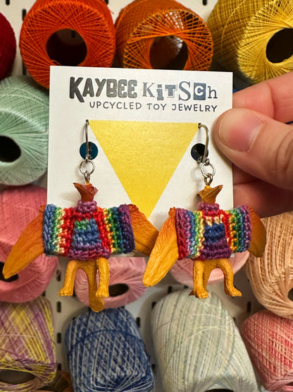 Pterodactyl "Sweater Friend" Earrings