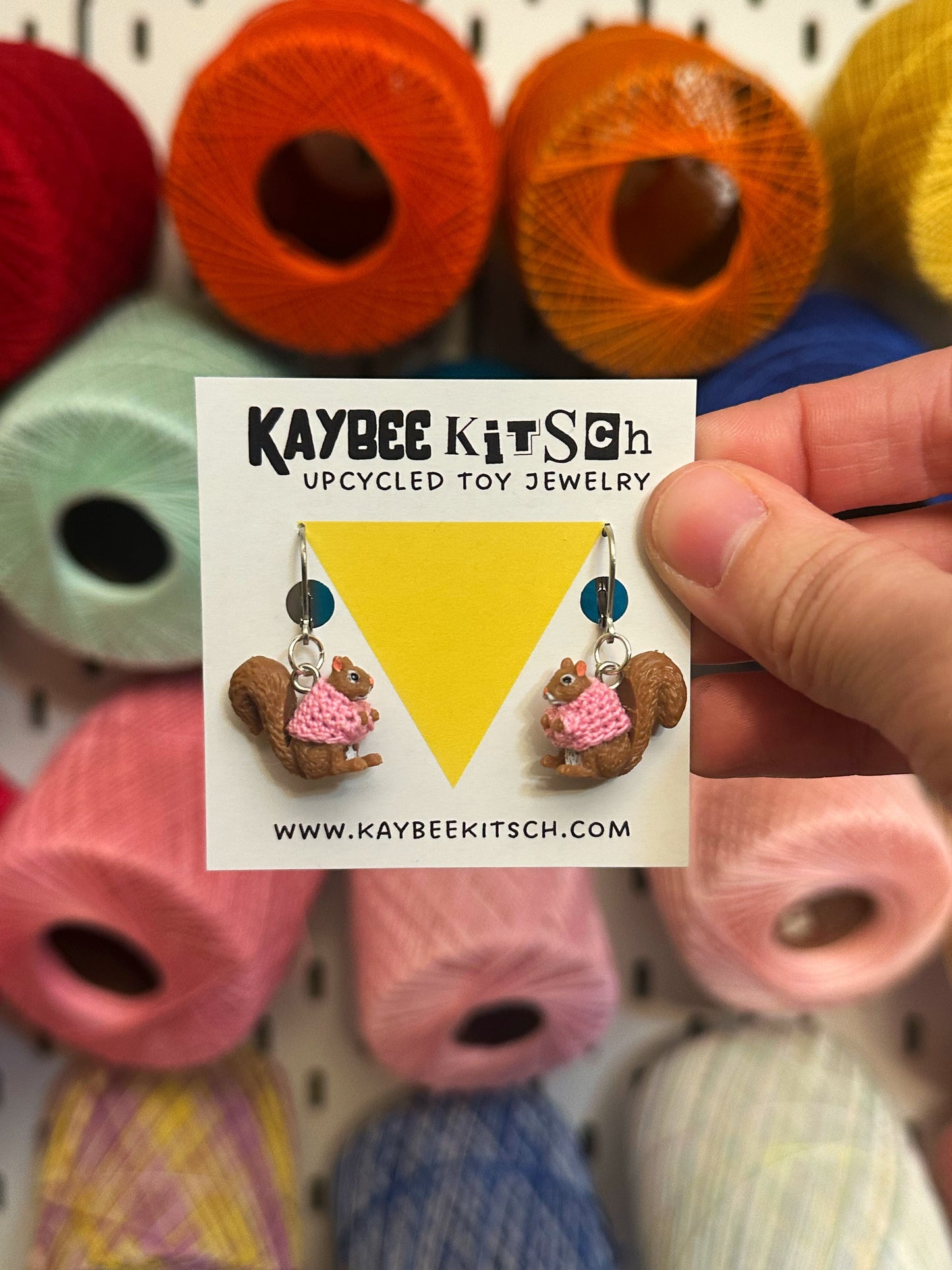 Squirrel "Sweater Friend" Earrings